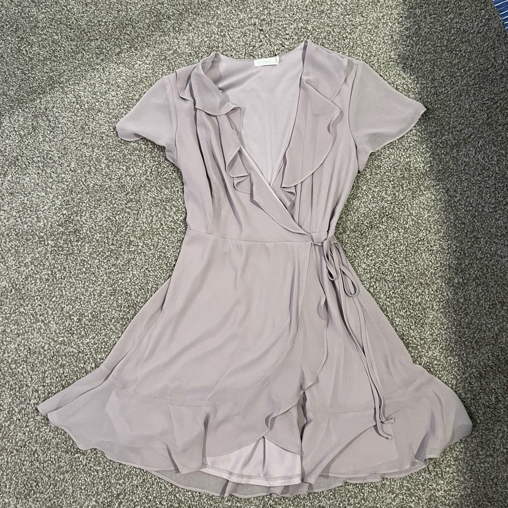 Mini wrap dress